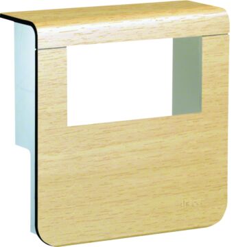 Sl, Afdekkap Outlet Goot 80 Mm Hoog, Esdoorn-HAGER