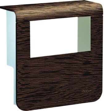 Sl, Afdekkap Outlet Goot 80 Mm Hoog, Sucupira-HAGER
