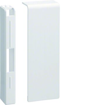 Sl, Eindstuk L/R Goot 115 Mm Hoog, Verkeerswit-HAGER