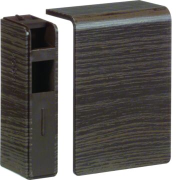 Sl, Eindstuk L/R Voor Goot 55 Mm Hoog, Sucupira-HAGER