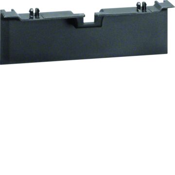 Sl, Plintpasstuk Outlet Goot 115 Mm Hoog, Zwart-HAGER