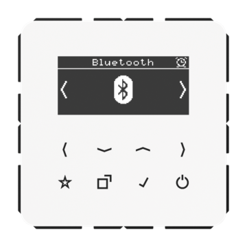 Smartradio DAB+ met BT CD500 alpine wit-JUNG