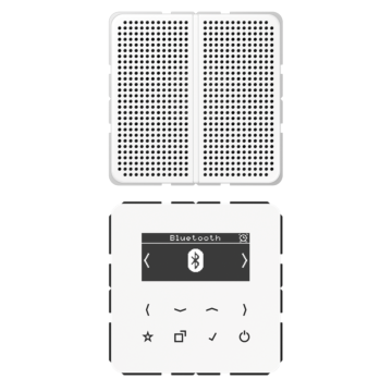 Smartradio DAB+ mono & BT CD500 alp.wit-JUNG