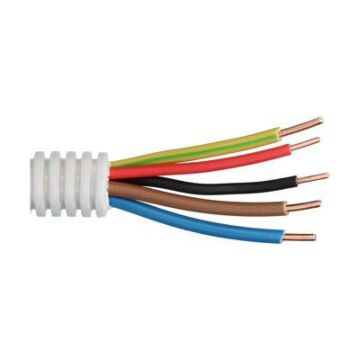 SNELFLEX 3x2,5 + 2x1,5 ECA D16 met rood-SNELFLEX