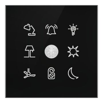 SPACELOGIC MODBUS 8-KNOPS GLAZEN TOUCHSCREEN  PIR-SCHNEIDER