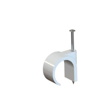 Spijkerclip 5,0 - 7,0 mm wit-JSL