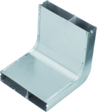 Stijgstuk 2-Compartimenten Voor Uk 190X38Mm Staal-HAGER