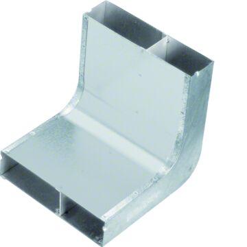 Stijgstuk 2-Compartimenten Voor Uk 190X48Mm Staal-HAGER