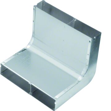 Stijgstuk 2-Compartimenten Voor Uk 240X48Mm Staal-HAGER