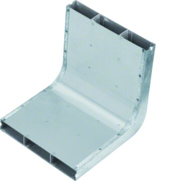 Stijgstuk 3-Compartimenten Voor Uk 190X28Mm Staal-HAGER