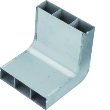 Stijgstuk 3-Compartimenten Voor Uk 190X48Mm Staal-HAGER