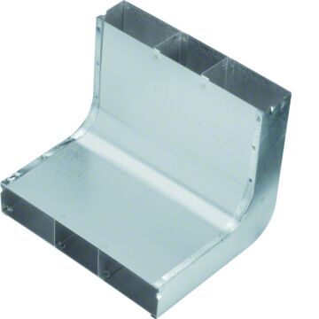 Stijgstuk 3-Compartimenten Voor Uk 240X48Mm Staal-HAGER