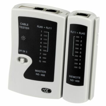 Netwerk tester voor UTP/FTP RJ-12/RJ-45-GRAYLE