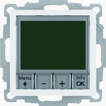 Therm. Met Display, S.1/B.3/B.7, Polarwit Mat-HAGER