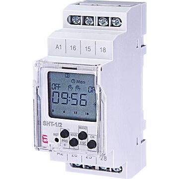 Tijdklok wk 2x16A 12-240VAC/DC +Z/W-ETI