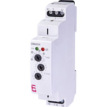 Tijdrel. 1x16A 12-240VAC/DC 10funct-ETI