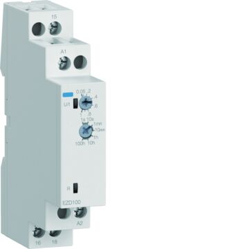 Tijdrelais Opkomend 50Ms - 100H 24-240Vac/Dc 1W-HAGER