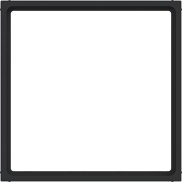 Tussenring Centraalplaat 51X51Mm Ax/Cx Nachtzw Mat-HAGER
