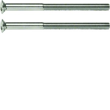 Tweegaatsschroeven 2 X M3,5 X 50 Mm, Chroom, Ts-HAGER