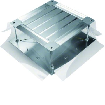 Uniele Vloerdoos Bodempl  2 428X428X(165-215)Mm-HAGER