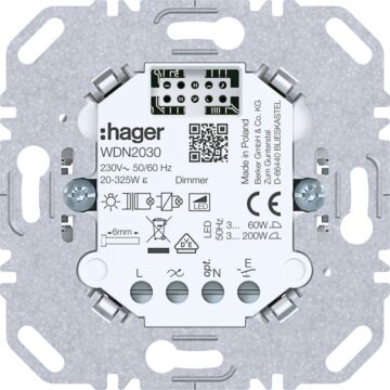 Universele Dimmermodule, 1-Voudig, A.X/C.X-HAGER