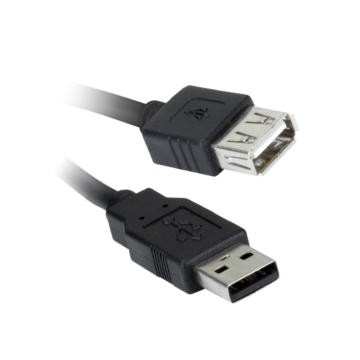 USB CABLE 2.0 A MALE - A FEMALE 0.9M-GRAYLE