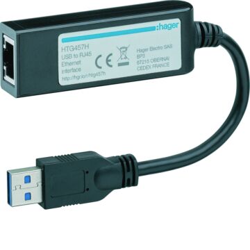 Usb-Ethernet Interface Voor Agardio.Manager-HAGER