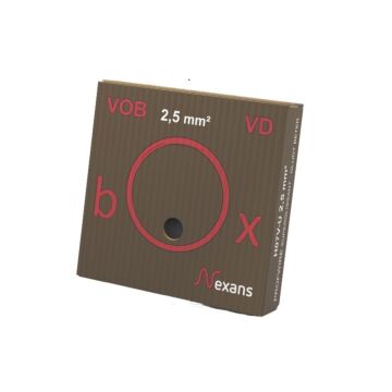 VD-DRAAD   2,5 BRUIN ECA VDBOX-NEXANS
