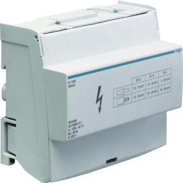 Verdeelklem 4P 125A 1X 10-35Mm² / 7X 4-25Mm² /..-HAGER
