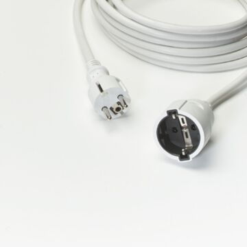 Verlengsnoer H05VV-F 3G1,50 wt 5 m-HK ELECTRI