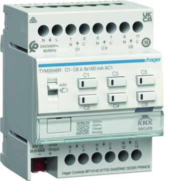 Verwarmingsactor Regeling 6-Vdg Knx 24/230 Vac-HAGER