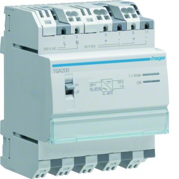 Voedingsmodule 24 V=, 1 A-HAGER