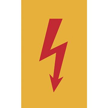 WAARSCHUWINGSSCHILD (GEEL/ROOD)-NIEDAX