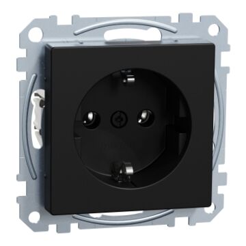 WCD 1 STOPCONTACT INBOUW ZWART-MERTEN