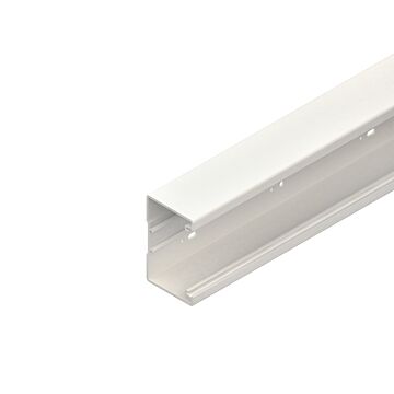 WANDGOOT KUNSTSTOF WIT 130X66MM RAL9010 (L=2M)-NIEDAX