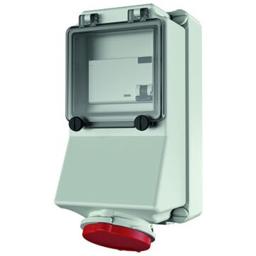 WCD 16A 5P 6H 400V IP44 + aardlek-MENNEKES