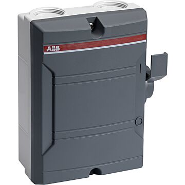 WERKSCHAKELAAR 3P 16A (AC-23A 500V) DONKERGRIJS-ABB