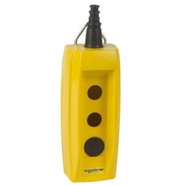 XAC-B HANGENDE LEGE DRUKKNOPKAST 2 VERTICALE GATEN-SCHNEIDER