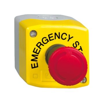 XAL-K DRUKKNOPKAST RODE VUISTSLAGKNOP Ø40MM-SCHNEIDER