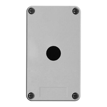 XAP-A LEGE DRUKKNOPKAST KUNSTSTOF 1 GAT GRIJS-SCHNEIDER