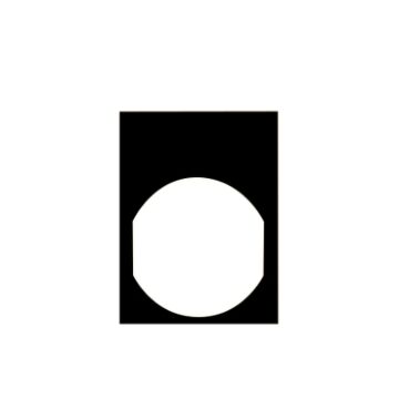 XB4 / XB5, ETIKET, 30X40MM, ZWART, 10 STUKS-SCHNEIDER