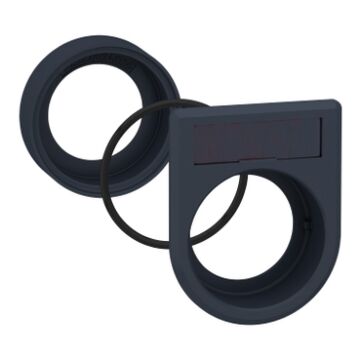 XB5, INB.SET TEKSTSCHIL8X27MM, KUNSTSTOF, ZWART-SCHNEIDER