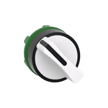 XB5, KOP VOOR KEUZESCHAK., 2 STANDEN, Ø22MM, WIT-SCHNEIDER